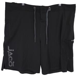 JACO Shorts Mens 38 Black Hybrid MMA Training Performance Wrestling Grappling